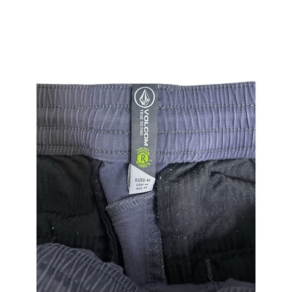 MENS SIZE Medium VOLCOM DARK GRAY CHARCOAL JOGGERS PANTS - Picture 4 of 12